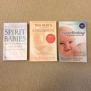 NEW Pregnancy and childbirth books Ina May Hypnobirthing Spirit Babies